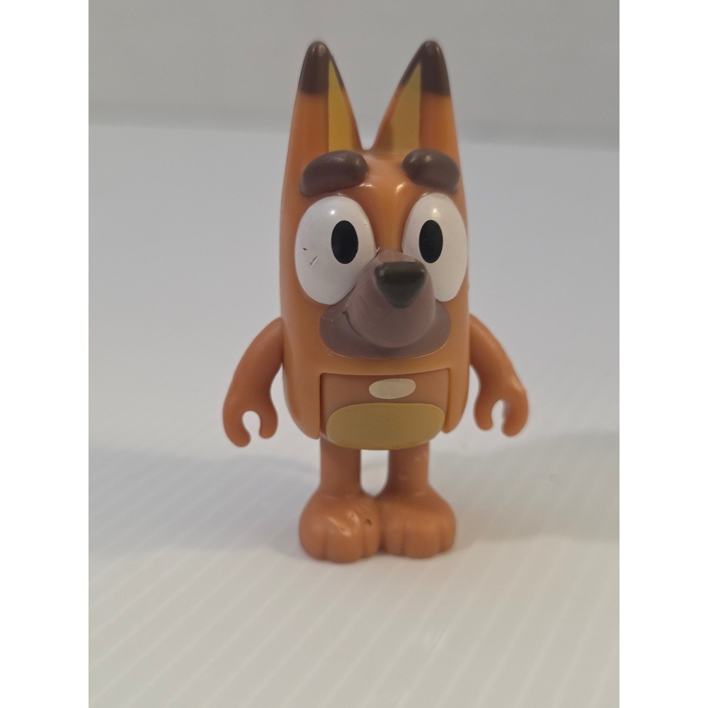 Moose Toys Bluey Pretzel Figure 2.5" Tan Fair Condition Classmate Toy